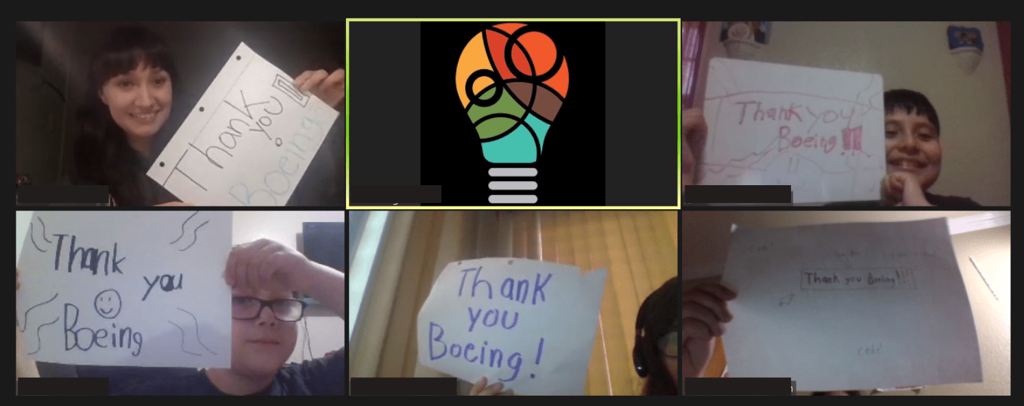 interior The Boeing Company supports Think Together STEM banner image